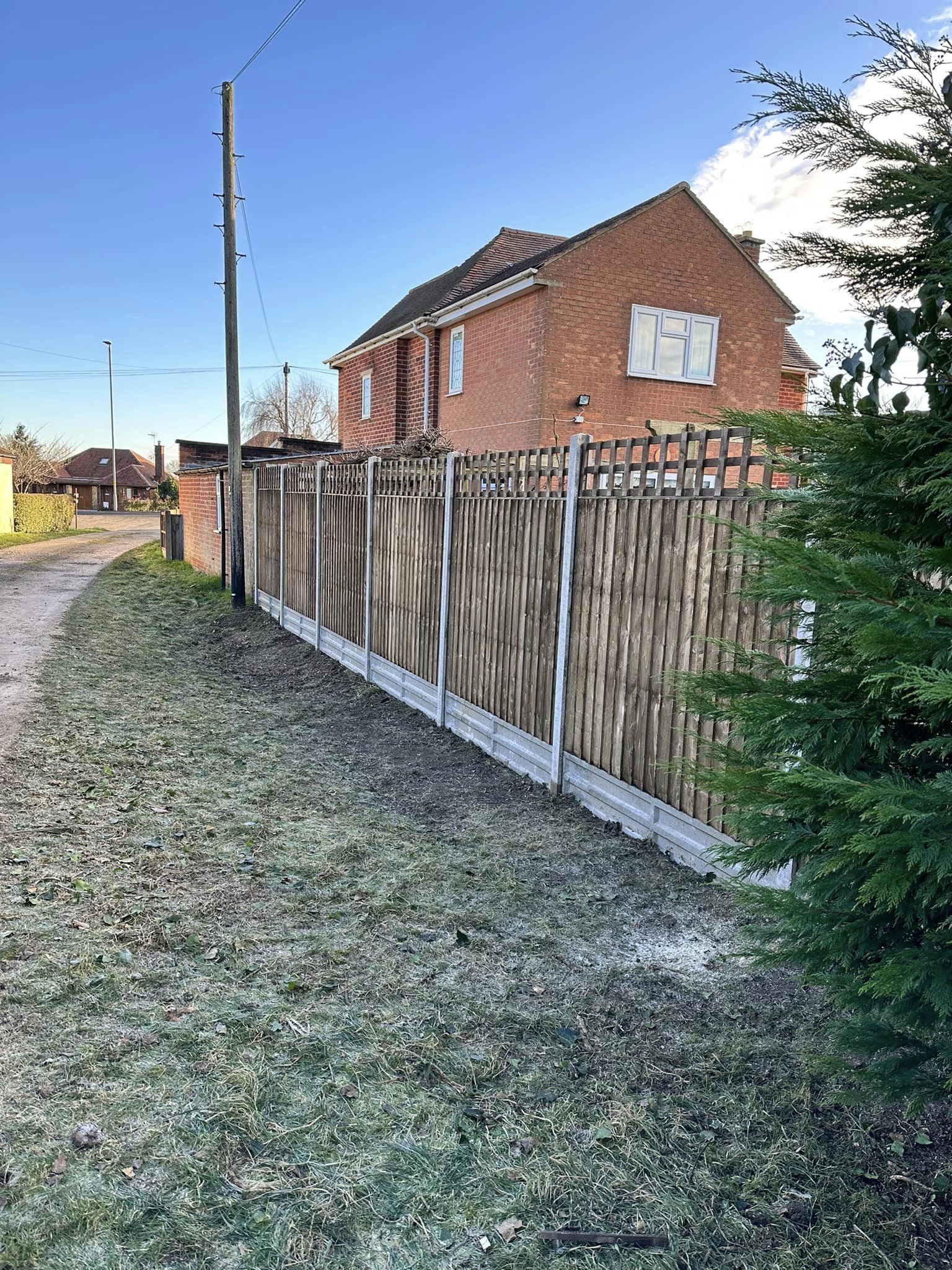 Fencing a garden